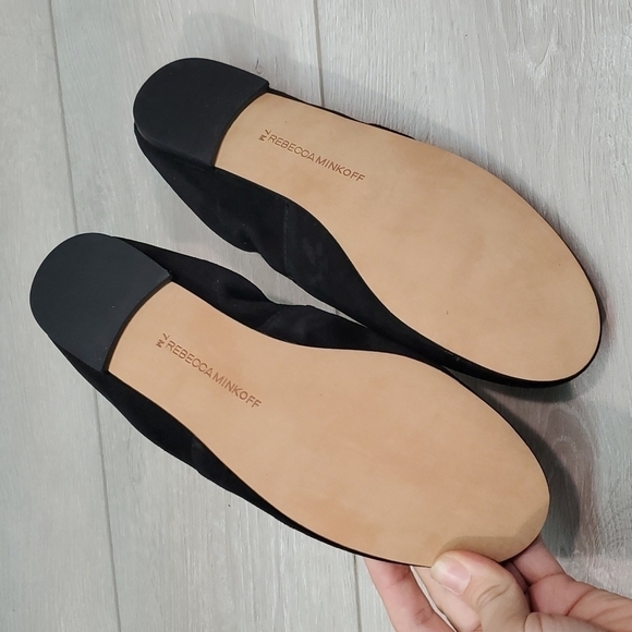 Rebecca Minkoff "Like New"Womens Suede Flats Loafer shoes sz 7M - Picture 8 of 11